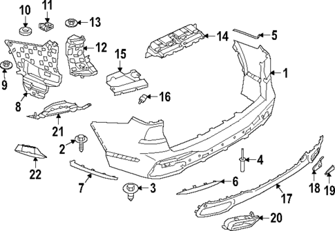 Bumper & Components - Rear for 2021 BMW X7 #0
