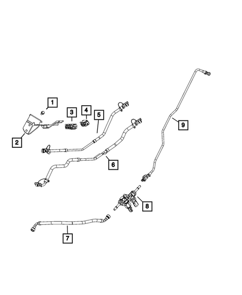 Fuel Lines and Tubes for 2025 Ram 3500 #1