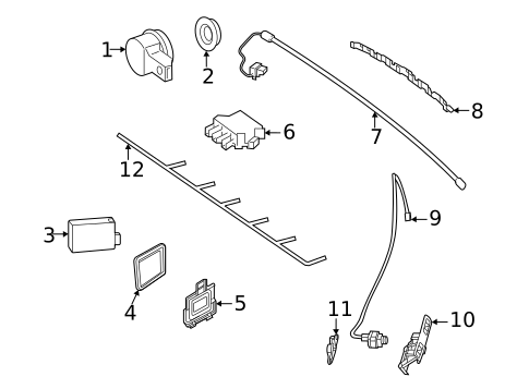 Electrical Components for 2021 Mercedes-Benz AMG GT C #1