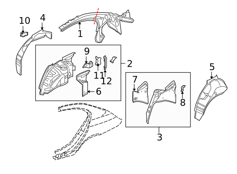 Inner Structure for 2010 BMW 535i #0