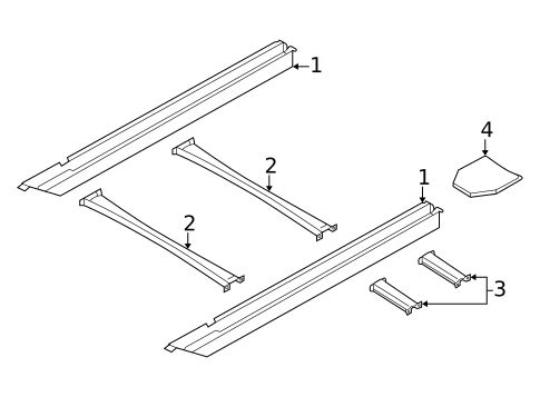 Frame Components for 1995 Volkswagen EuroVan #2