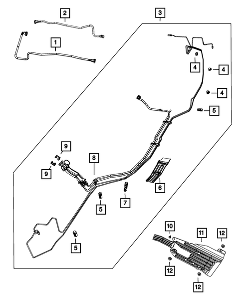Fuel Lines for 2016 Jeep Grand Cherokee #1
