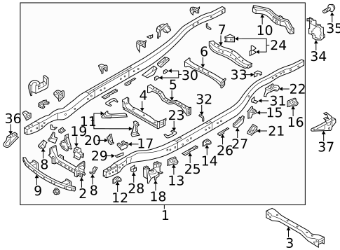 Frame & Components for 2020 INFINITI QX80 #0