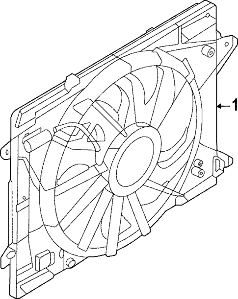 Cooling Fan for 2024 Ford Maverick #0