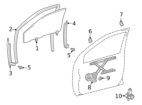 Front Door for 2005 Toyota Echo #3