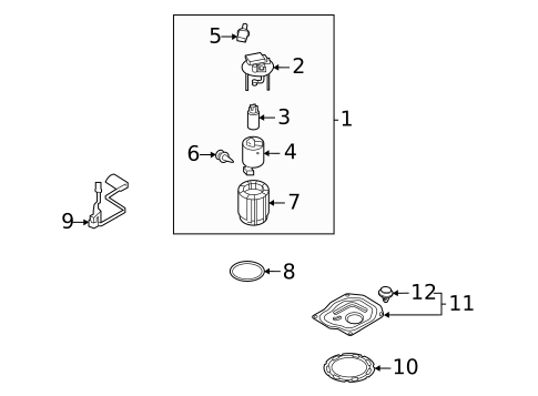 Emission Components for 2024 Kia Sorento #1