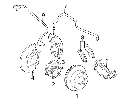 Front Brakes for 2015 Chevrolet Express 2500 #4