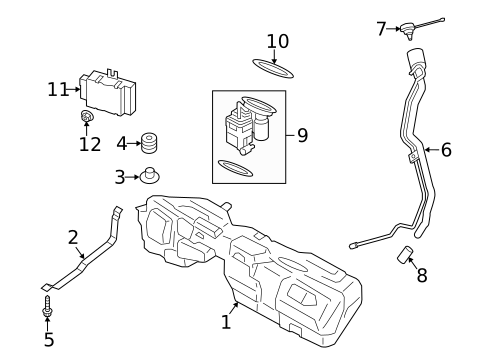 Fuel System Components for 2021 BMW 230i #0