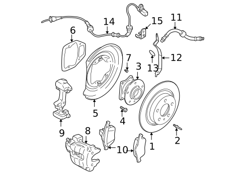 Anti-Lock Brakes for 2005 Volvo V70 #1