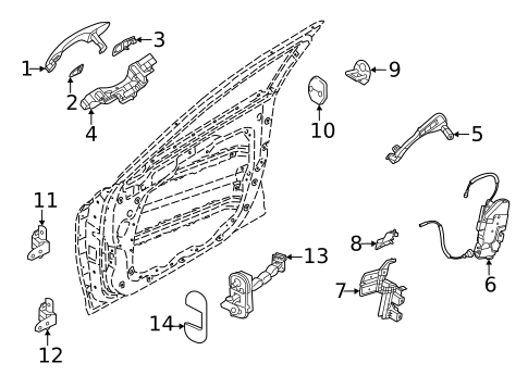 Front Door for 2023 Genesis GV70 #1