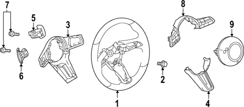 Steering Wheel & Trim for 2023 Mazda MX-30 EV #0