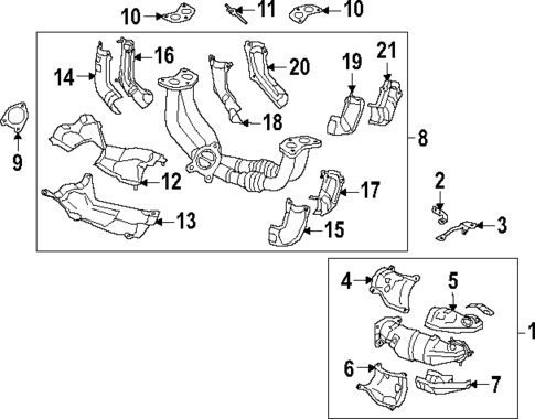 Exhaust Manifold for 2024 Subaru WRX #0
