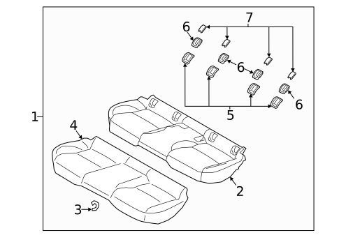 Rear Seat Components for 2023 Mazda 3 #2