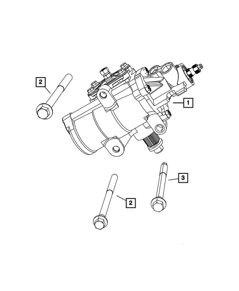 Steering Gear for 2010 Dodge Ram 3500 #2