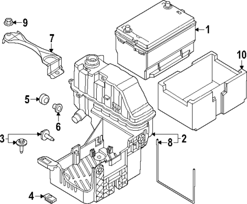 Battery for 2024 Ford F-250 Super Duty #3