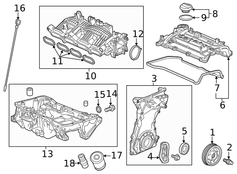 Engine Parts for 1997 Honda Accord #10