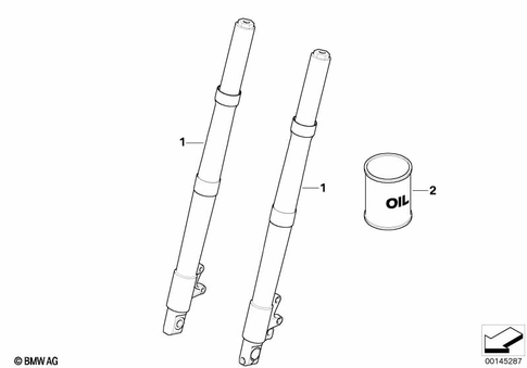 Telescopic Forks, Telelever for 2012 BMW-Motorrad R 1200 RT #7