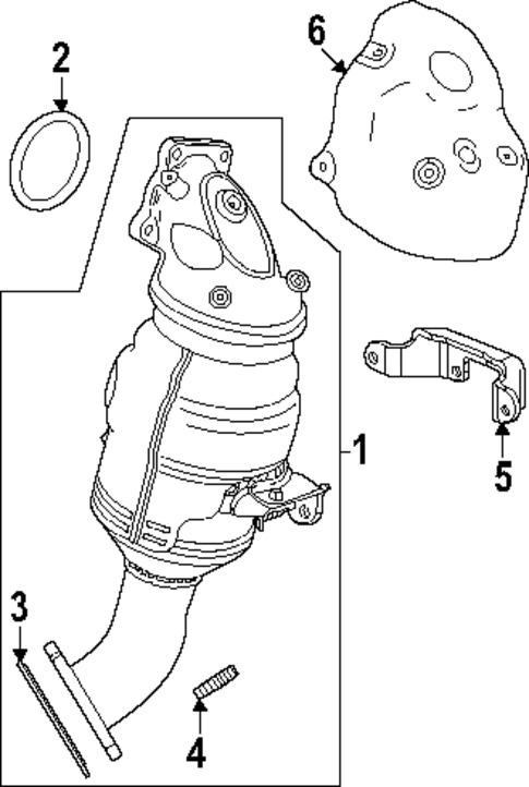 Exhaust Components for 2025 GMC Acadia #1