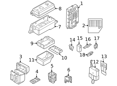 Fuse & Relay for 2013 Mini Cooper #1