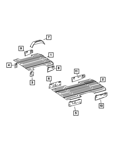 Floor Pans for 2009 Dodge Sprinter 3500 #1