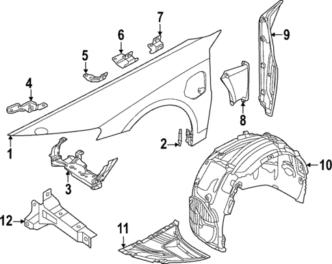 Fender & Components for 2024 Audi e-tron GT #0