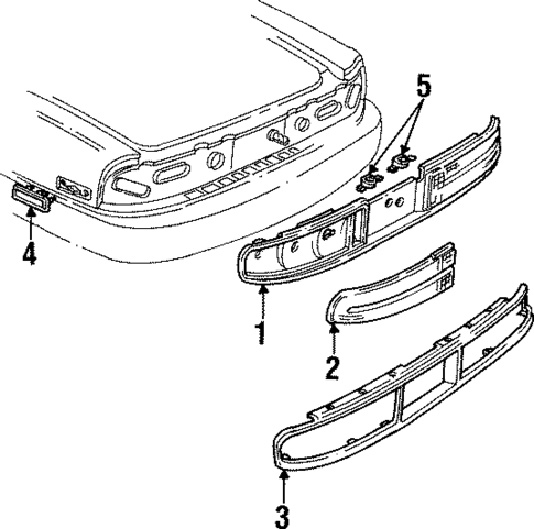 Tail Lamps for 1991 Buick Park Avenue #0