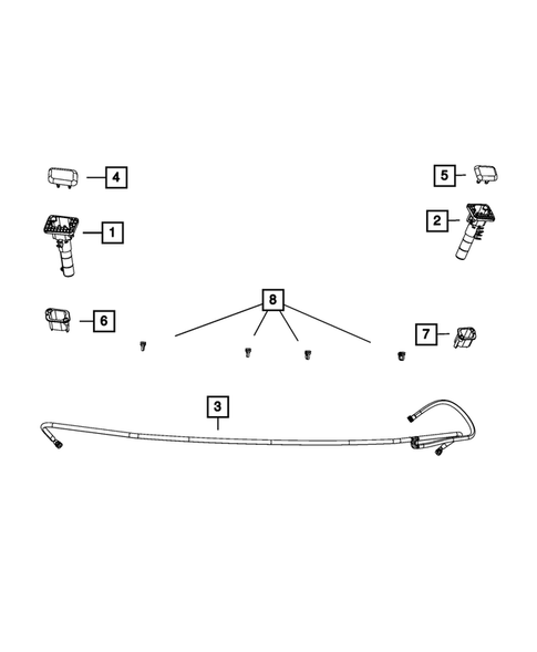Wiper and Washer System for 2011 Jeep Grand Cherokee #3