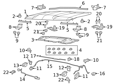 Hood & Components for 2018 Jeep Renegade #0