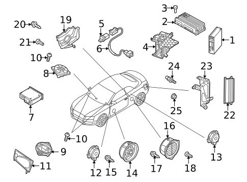 Sound System for 2013 Audi A5 Quattro #1