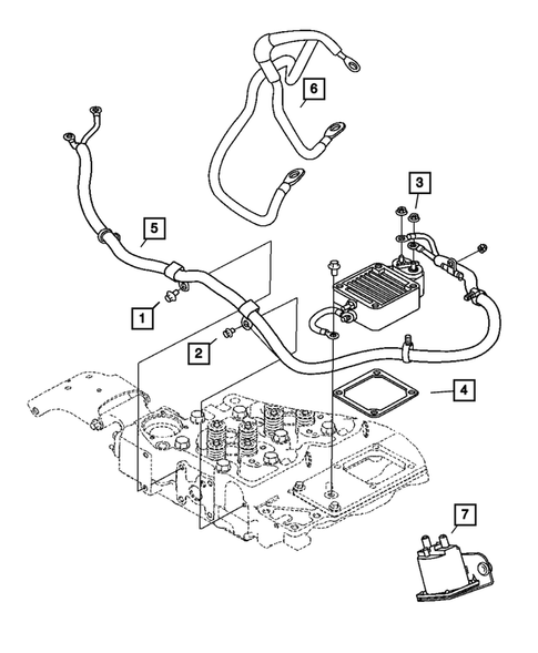 Wiring-Engine & Related Parts for 2007 Dodge Ram 3500 #6