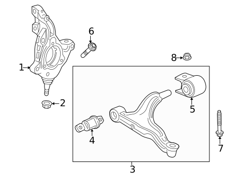 Suspension Components for 2023 Buick Envision #1