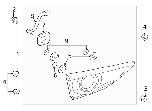 Backup Lamps for 2019 Mazda 3 #0