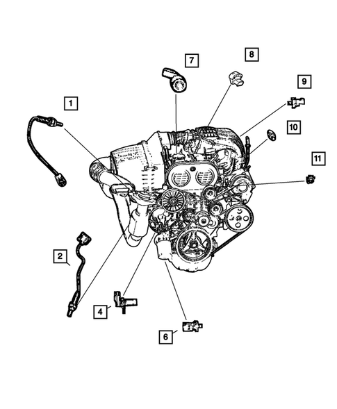 Sensors for 2002 Jeep Liberty #2