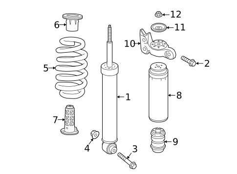 Shocks & Components for 2024 Chevrolet Traverse Limited #1
