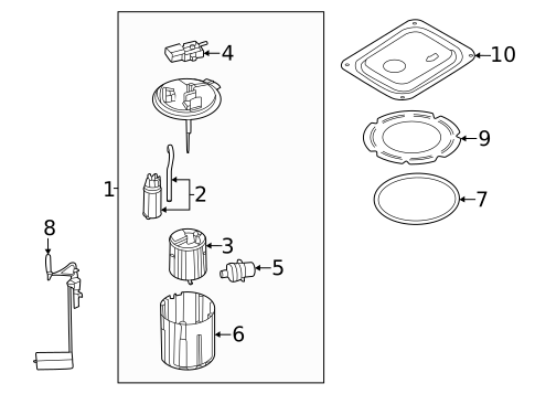 Fuel System Components for 2023 Kia Carnival #1