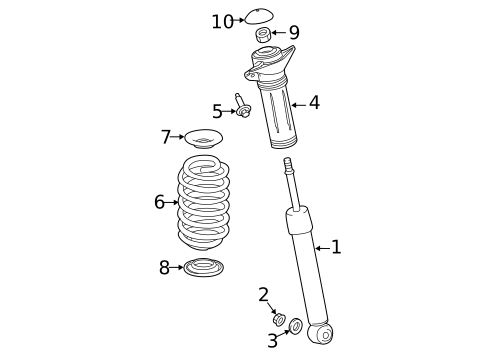Shocks & Components for 2019 Lexus UX200 #1