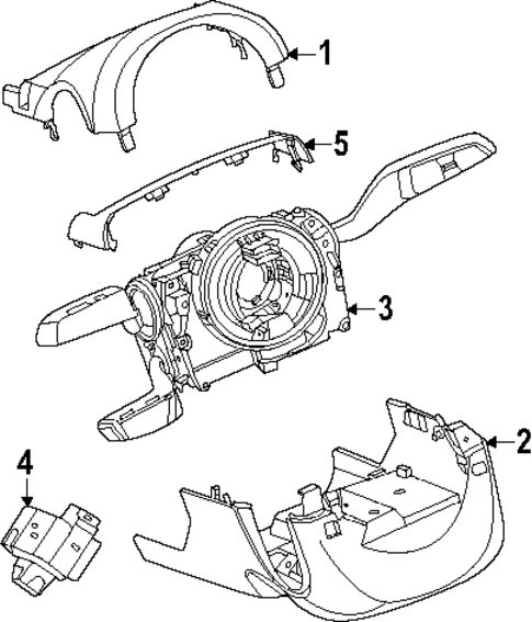 Shroud, Switches & Levers for 2024 Porsche Macan #0