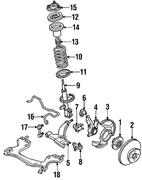 Brake Components for 1991 Toyota Corolla #0