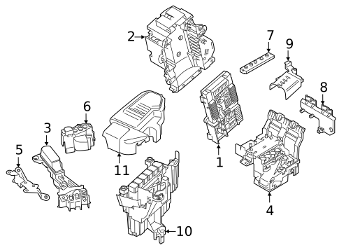 Electrical Components for 2023 BMW X3 #1