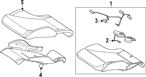 Driver Seat Components for 2025 Mercedes-Benz CLE300 #1