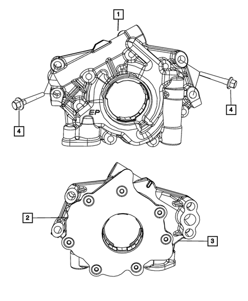 Engine Oiling, Oil Pan and Indicator (Dipstick) for 2008 Jeep Commander #2