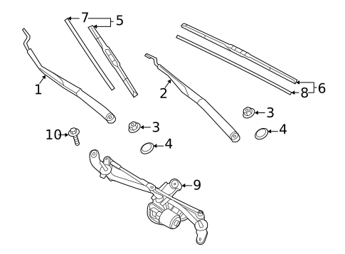 Wipers for 2025 Genesis G80 #0