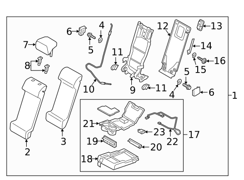 Rear Seat for 2018 Mazda CX-5 #0