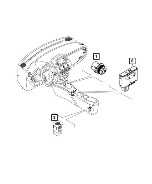 Switches for 2018 Fiat 500X #7
