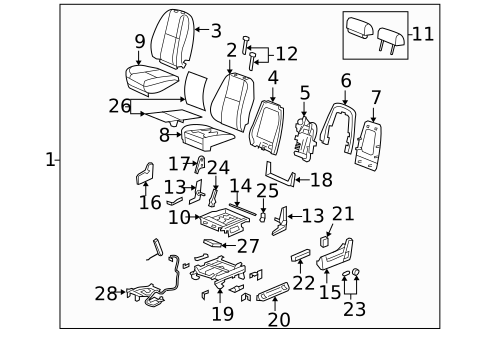 Power Seats for 2008 Chevrolet Silverado 1500 #0