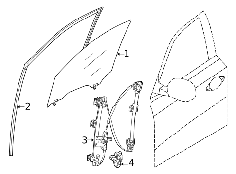 Front Door for 2013 INFINITI JX35 #0