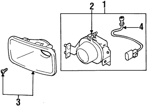 Bulbs - Chassis for 2000 Mitsubishi Montero #0