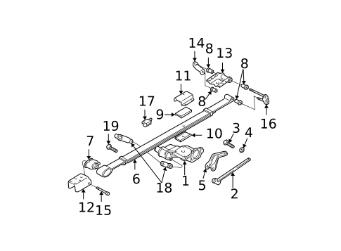 Rear Suspension for 2006 Dodge Grand Caravan #0
