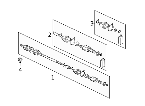 Drive Axles for 2017 Mitsubishi Lancer #3