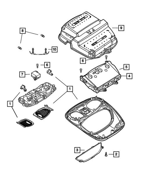 Consoles for 2006 Jeep Grand Cherokee #1
